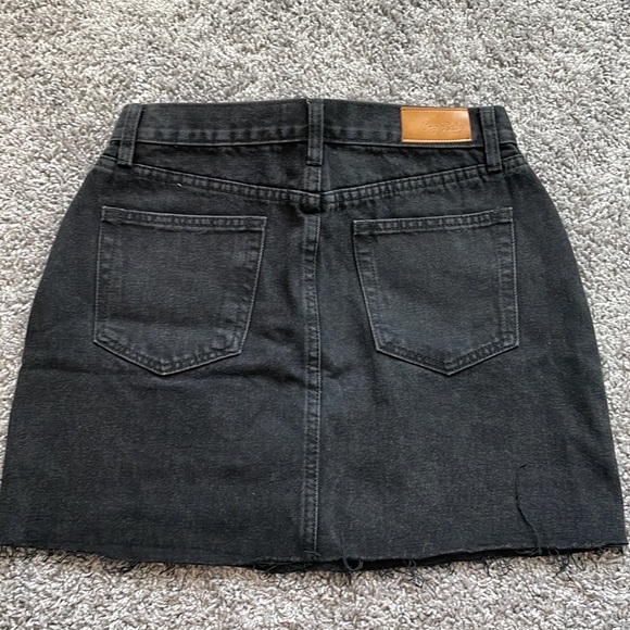 NWT Cry Baby Washed Black Denim Skirt - Picture 5 of 6